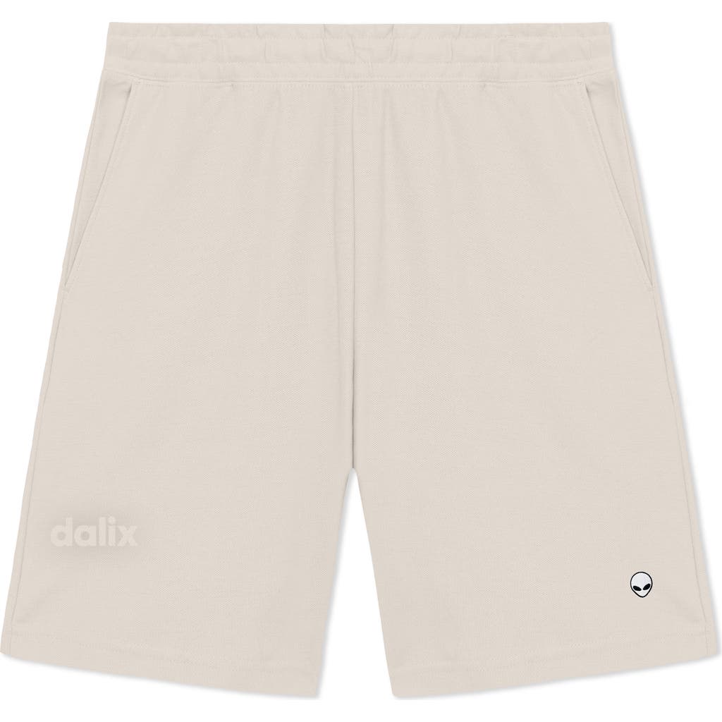 Dalix Mens Lil Alien Midweight Gym Short In Neutral