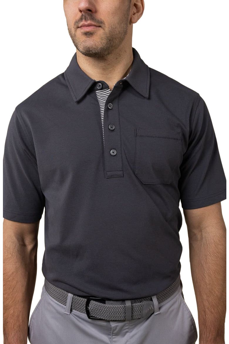 Uppers Polo, Alternate, color, Asphalt