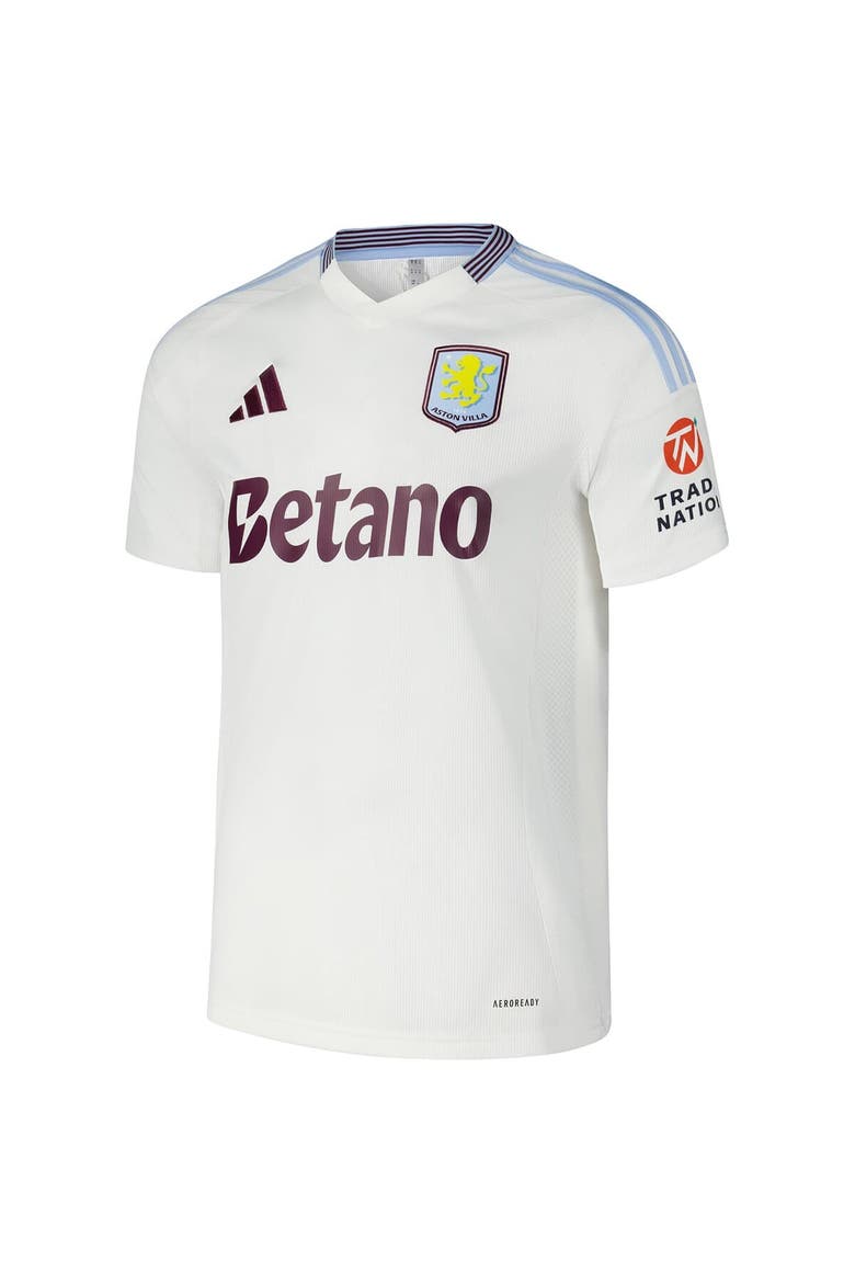 Men's adidas White Aston Villa 2024/25 Away Replica Jersey, Alternate, color, White