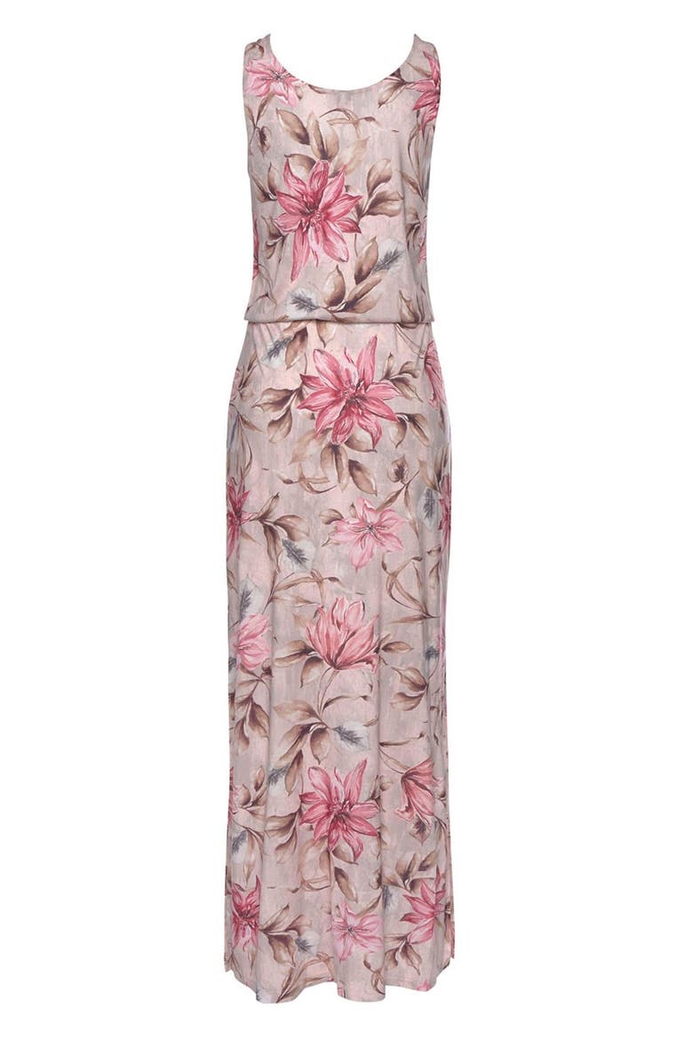 Floral Maxi Dress, Alternate, color, Light Pink Floral