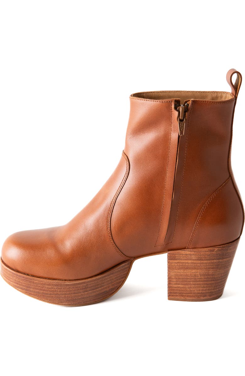 Fortress Charli Platform Clog Boot, Alternate, color, Whiskey