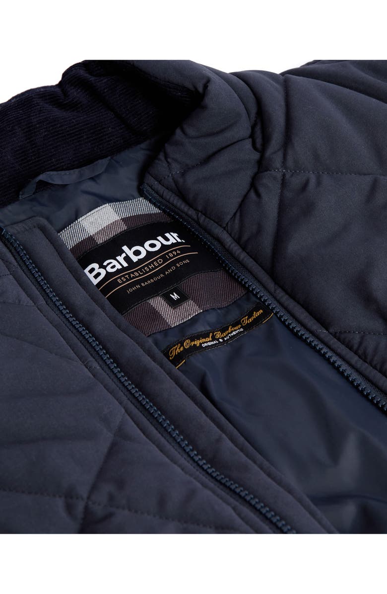 Barbour City Chelsea Quilted Vest, Alternate, color, Dark Navy/ Midnight Oak