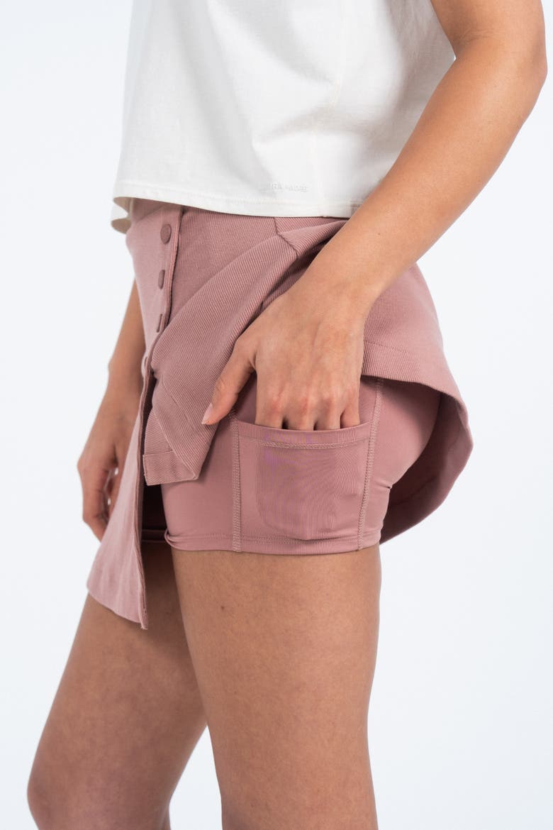All Square Skort, Alternate, color, Desert Rose