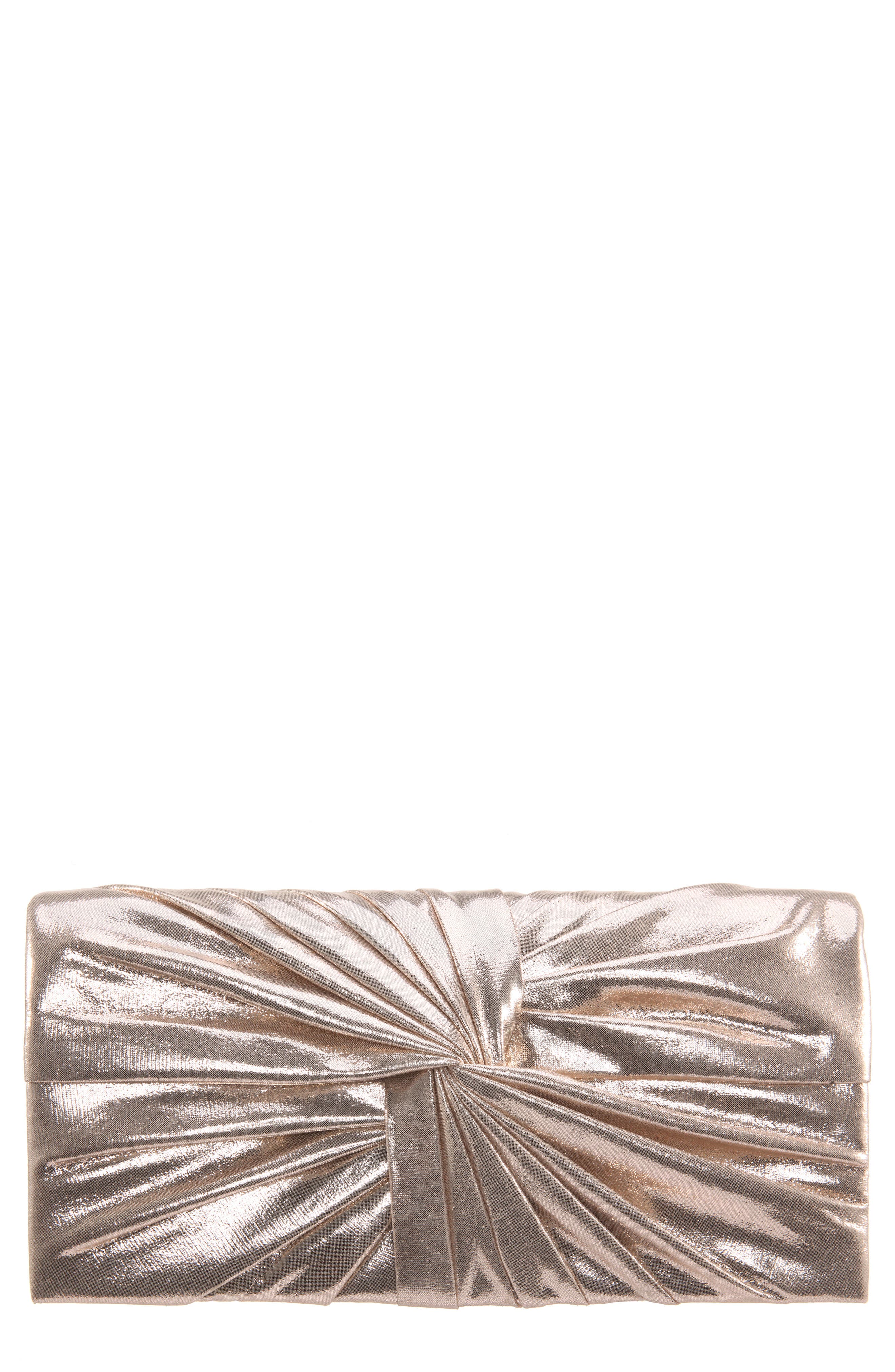 Nina Durham Twisted Knot Clutch, Main, color, 