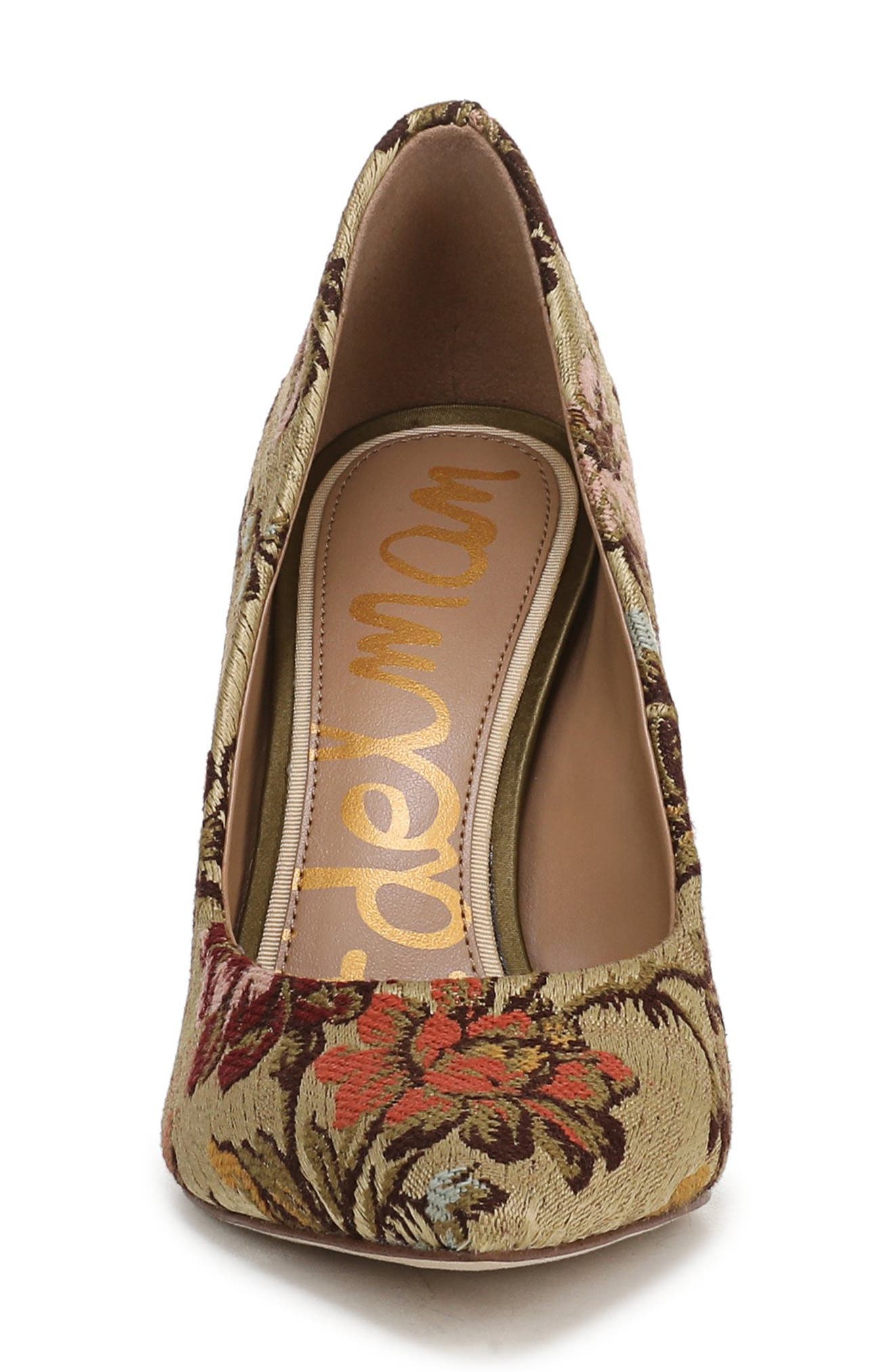 Sam Edelman Hazel Pointed Toe Pump, Alternate, color, Natural Multi Se