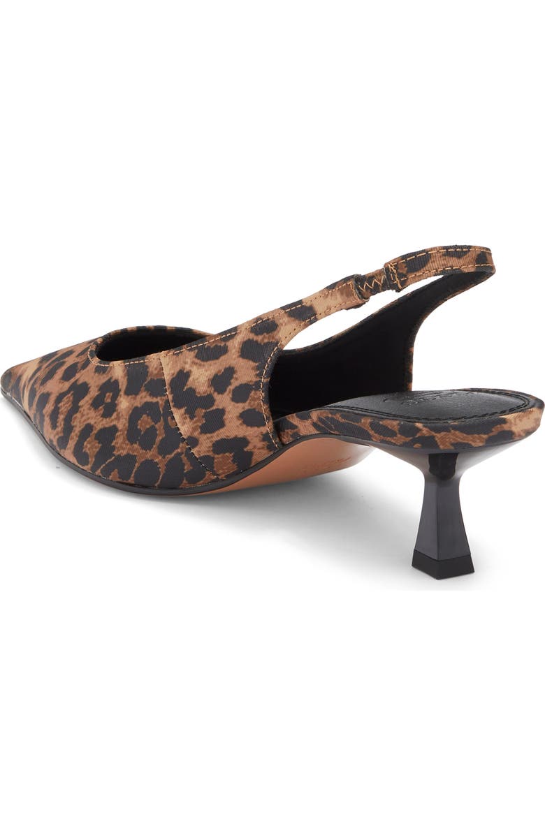 ASOS DESIGN Stroll Slingback Kitten Heel Pump, Alternate, color, Brown Multi