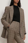 Veronica Beard Rhys Houndstooth Check Dickey Jacket