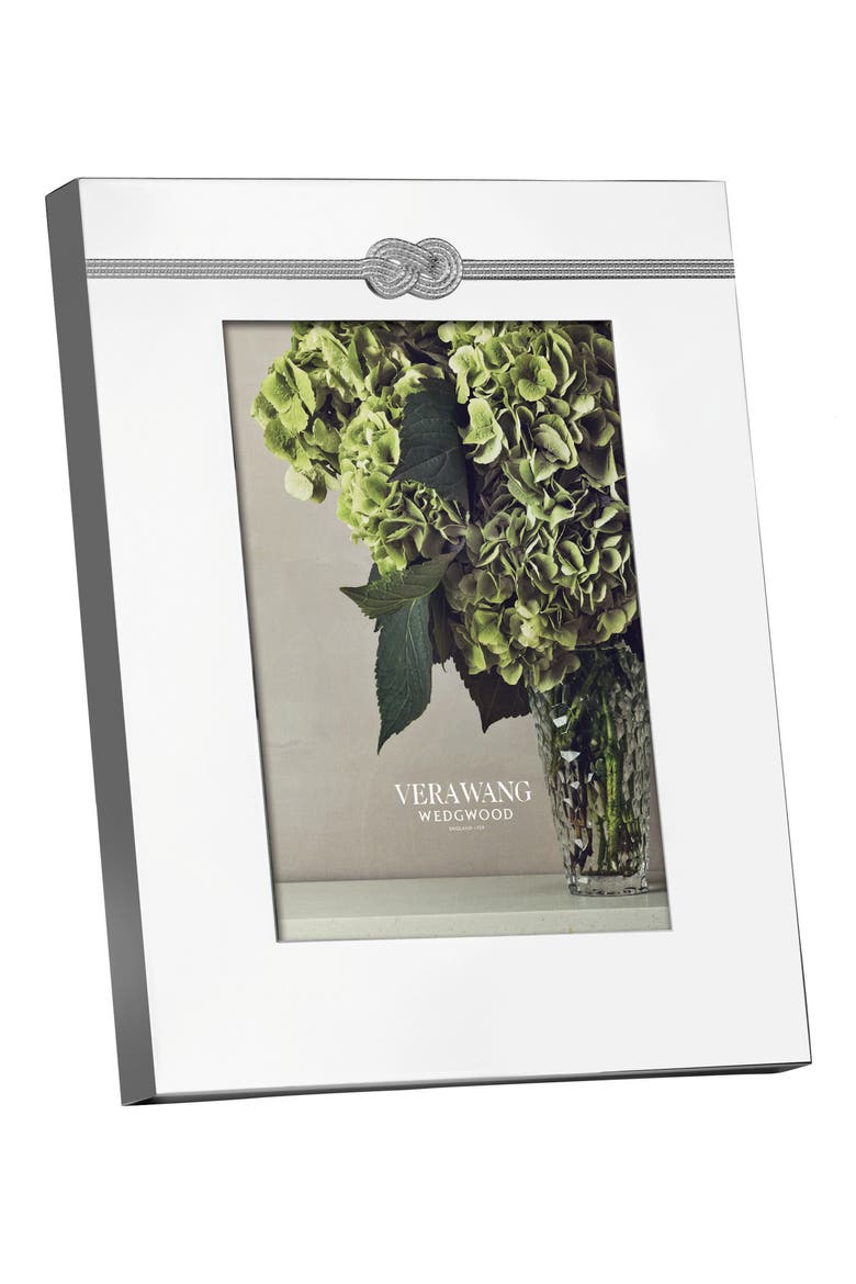 x Wedgewood Infinity Picture Frame, Alternate, color, METALLIC SILVER