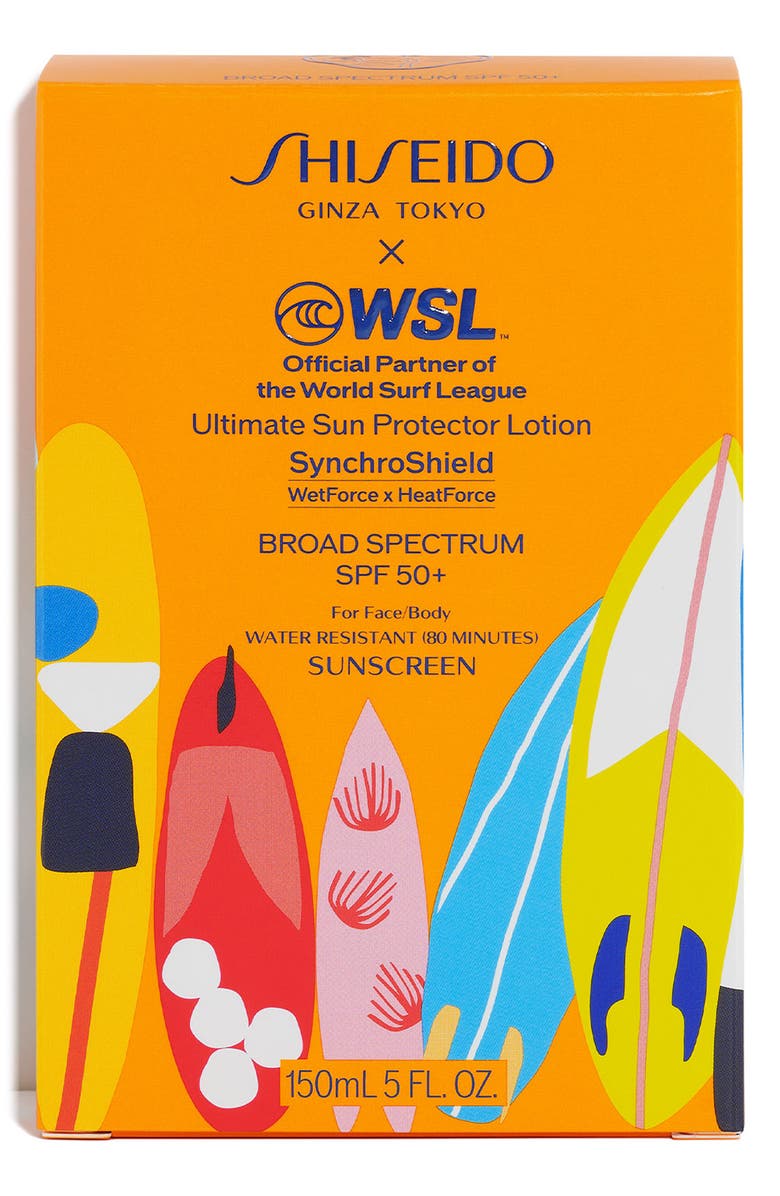 Shiseido WSL<sup>™</sup> Ultimate Sun Protector Lotion Broad Spectrum SPF 50+ Sunscreen, Alternate, color, 