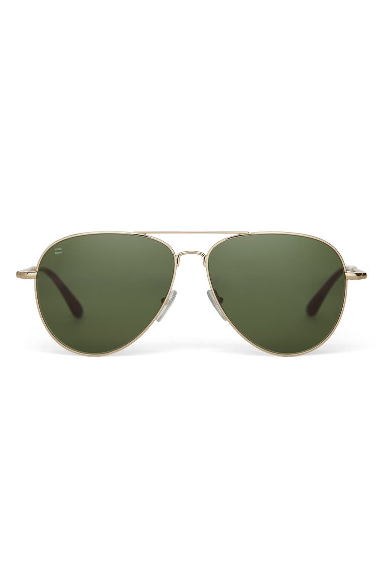 TOMS Hudson 60mm Aviator Sunglasses, Main, color, 
