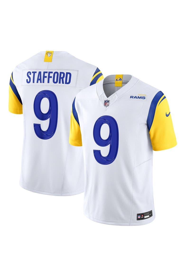 Men's Nike Matthew Stafford White Los Angeles Rams Vapor F.U.S.E. Limited Jersey, Main, color, White