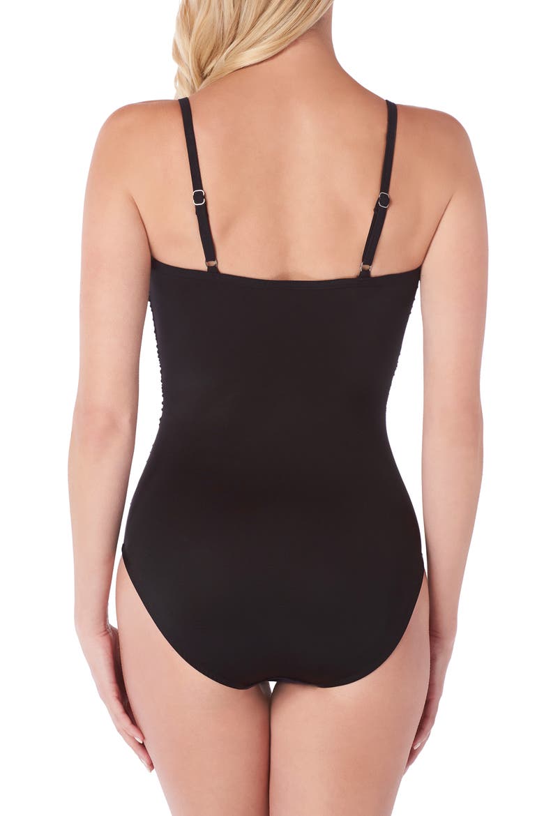 Isabel One-Piece Swimsuit, Alternate, color, BLACK