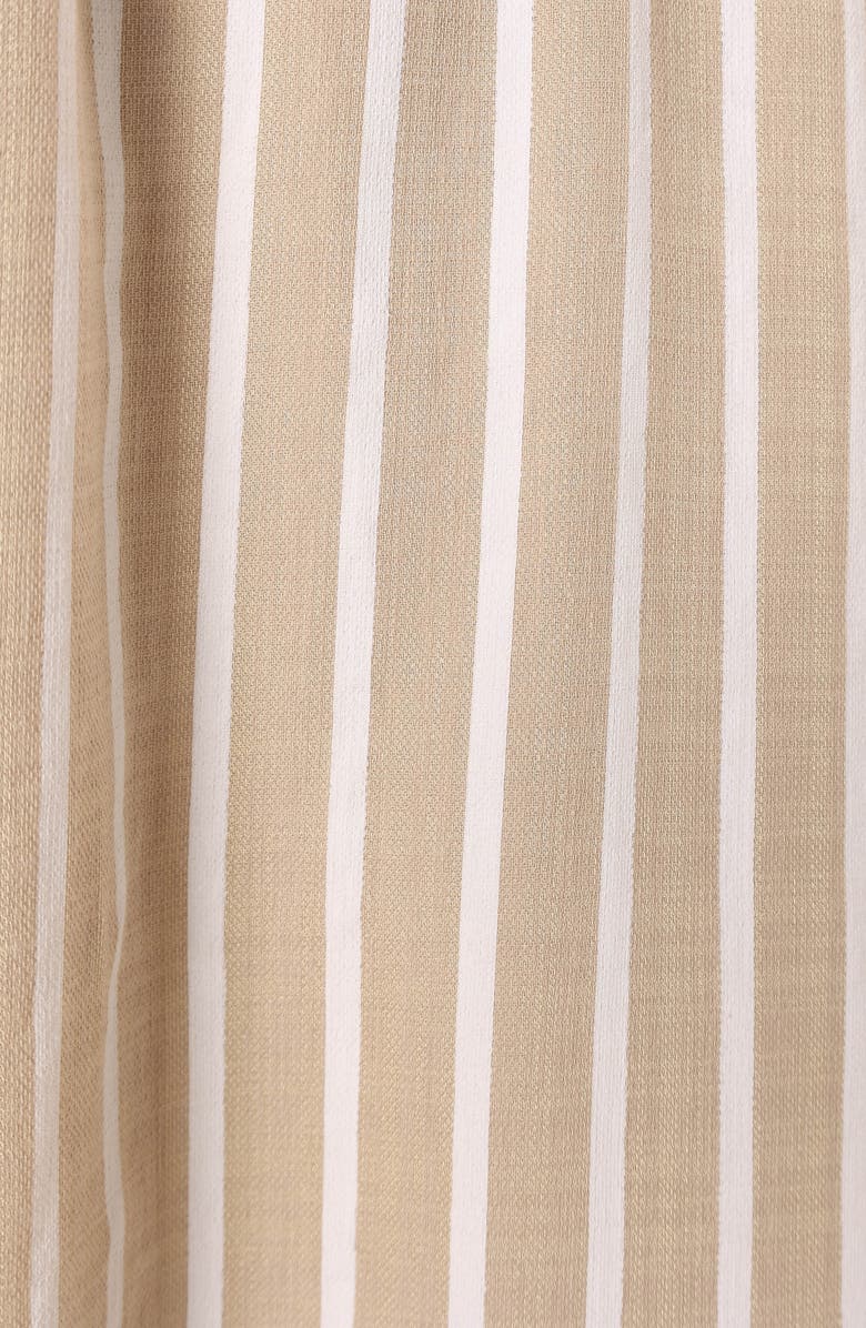 Petal & Pup Odette Stripe Midi Dress, Alternate, color, Beige Stripe