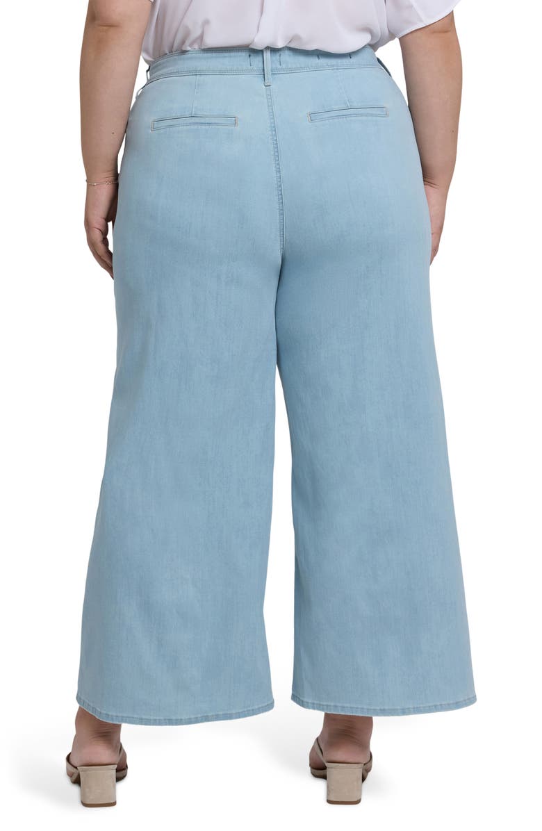 NYDJ Mona High Waist Ankle Wide Leg Trouser Jeans, Alternate, color, Clear Waters
