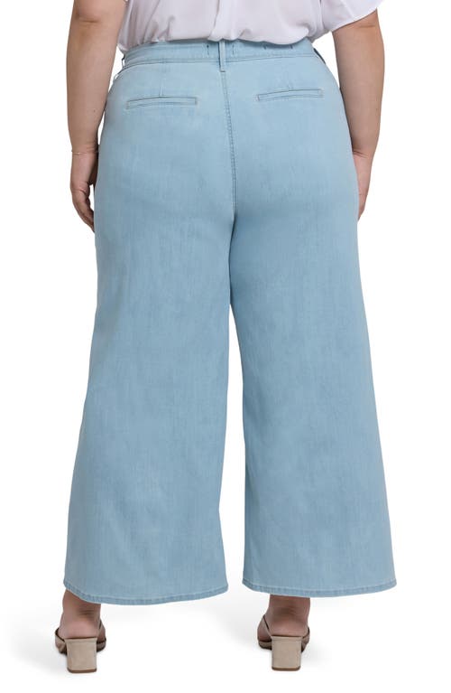 Nydj Mona High Waist Ankle Wide Leg Trouser Jeans In Clear Waters