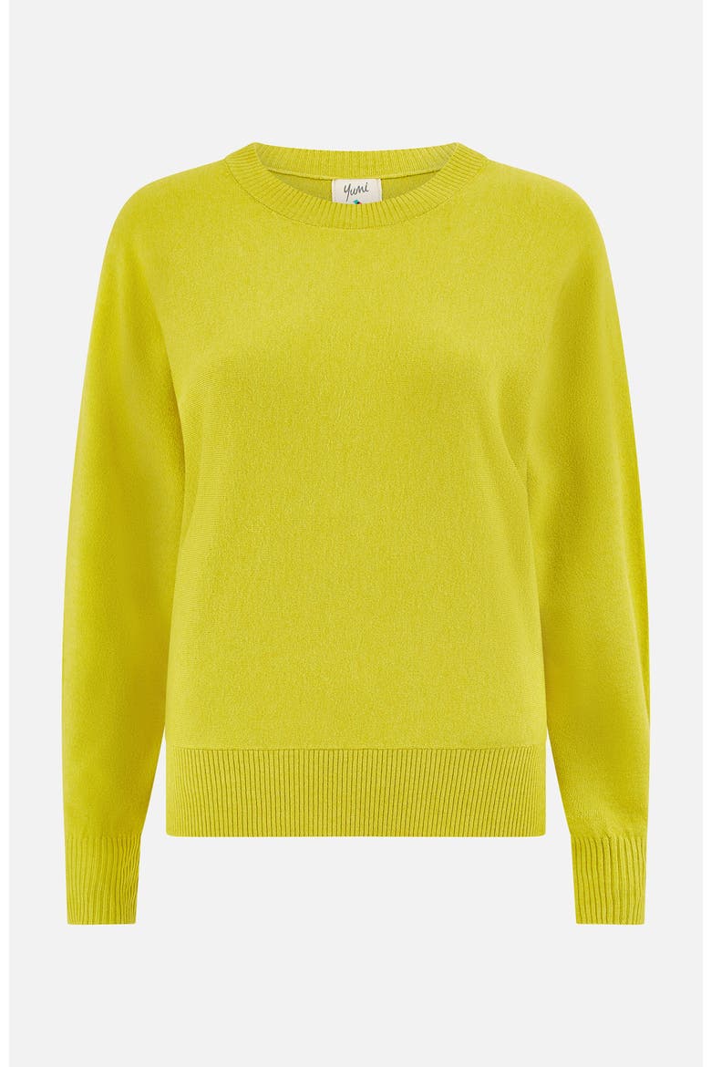 Knitted Batwing Jumper, Alternate, color, Lime