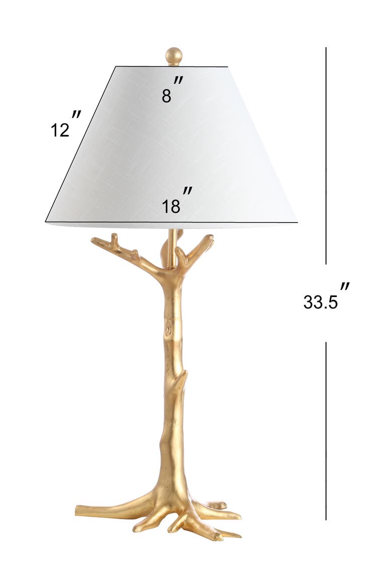 Galen 33.5" Resin LED Table Lamp, Gold, Alternate, color, Gold leaf