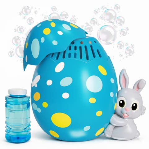 Easter Bunny Egg Bubble Maker Toy