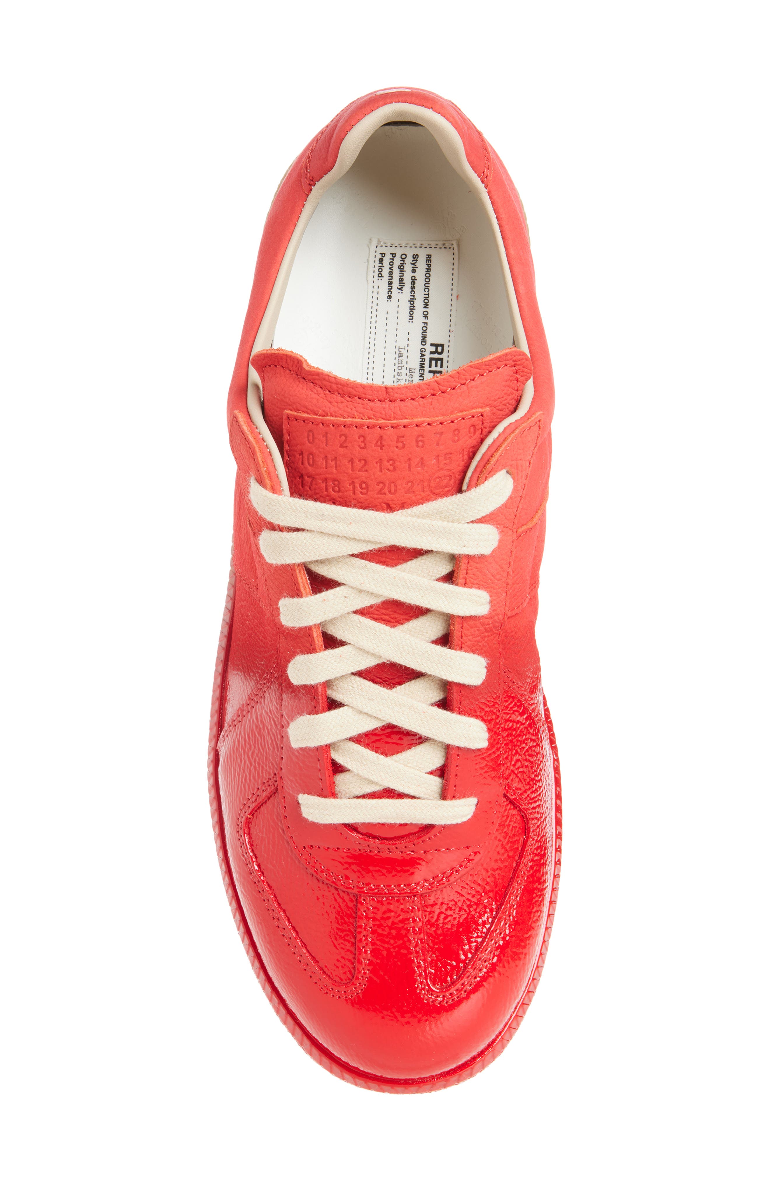 Maison Margiela Replica Low Top Sneaker, Alternate, color, Red