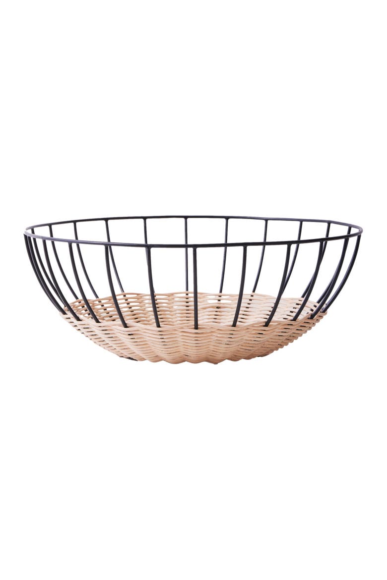 Cabo Fruit Basket, Main, color, Black