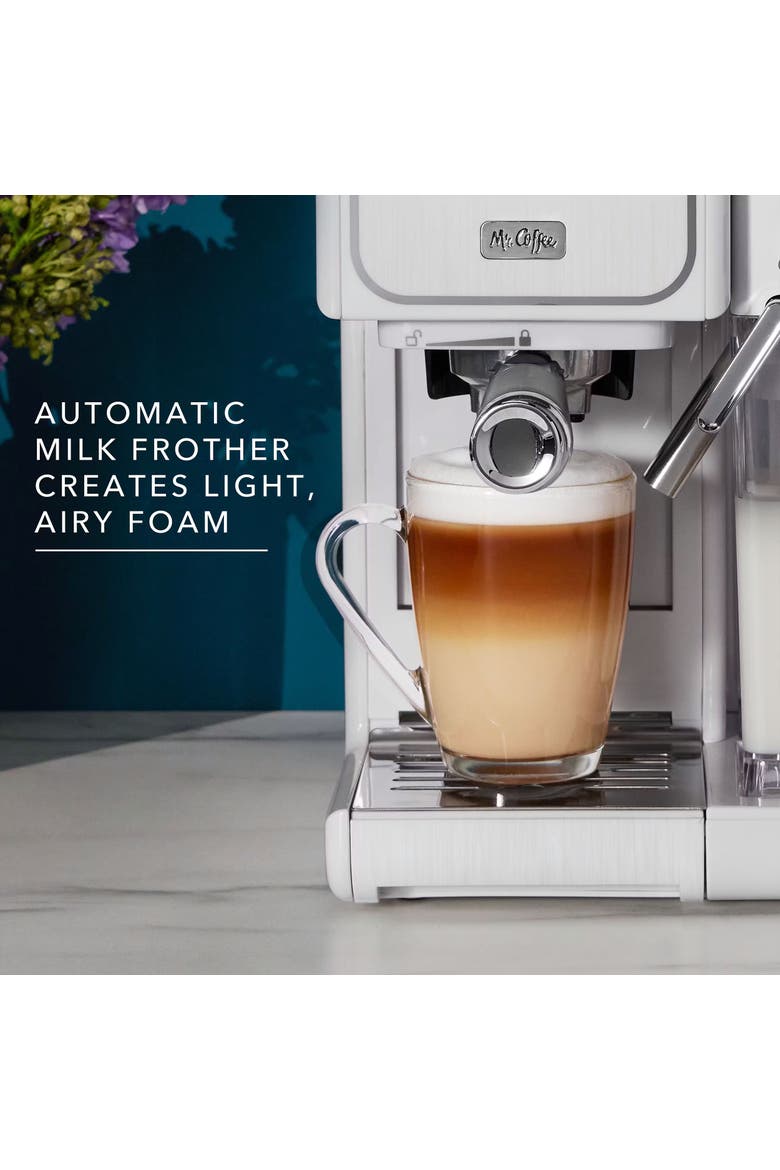 OneTouch CoffeeHouse Espresso, Cappuccino, and Latte Maker, Alternate, color, White