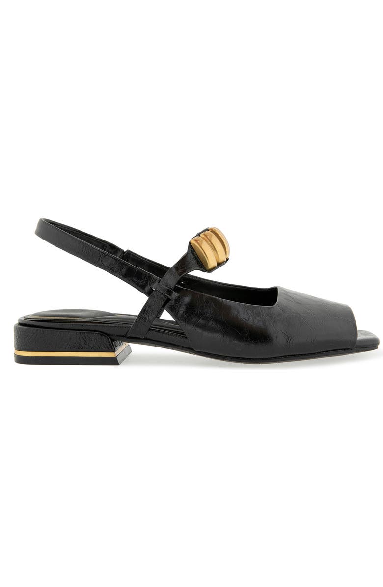 Kenneth Cole Illia Slingback Sandal, Alternate, color, Black Patent