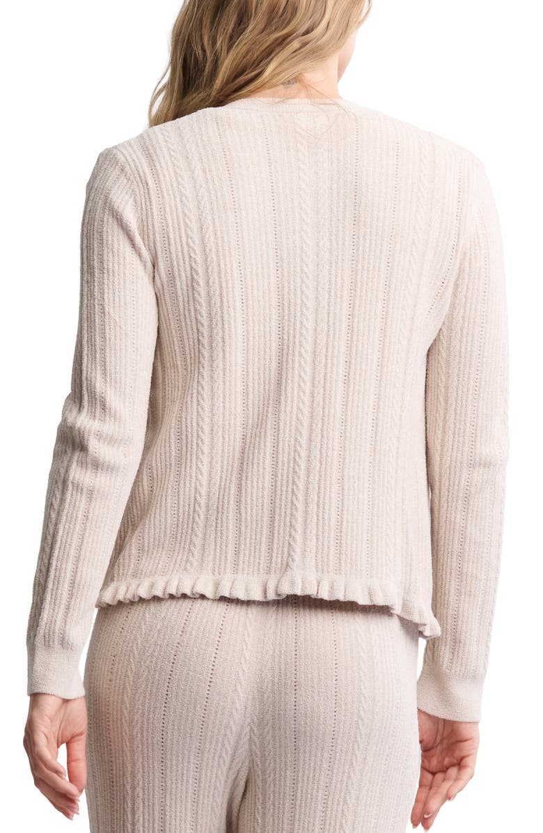 Barefoot Dreams<sup>®</sup> CozyChic Lite<sup>®</sup> Cable Knit Cardigan, Alternate, color, Stone