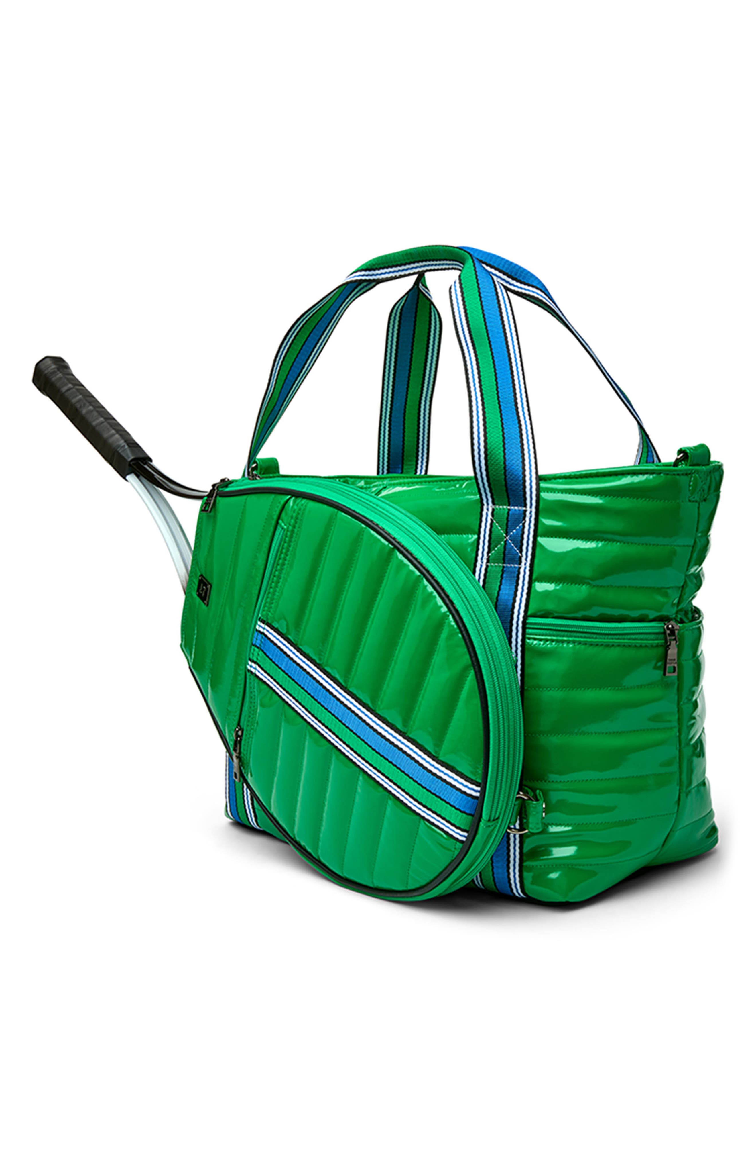 Love Royln Tennis Bag, Alternate, color, CLUB GREEN PATENT