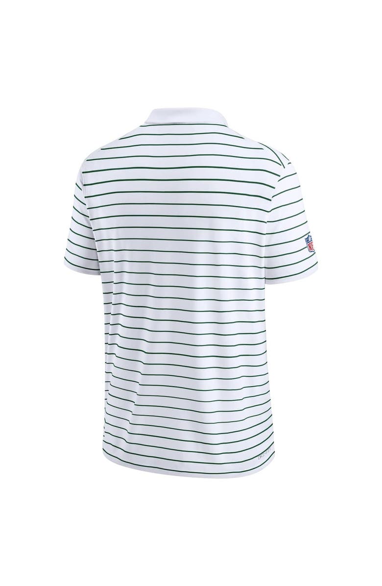 Nike Men's Nike White New York Jets Sideline Lock Up Victory Performance Polo, Alternate, color, 