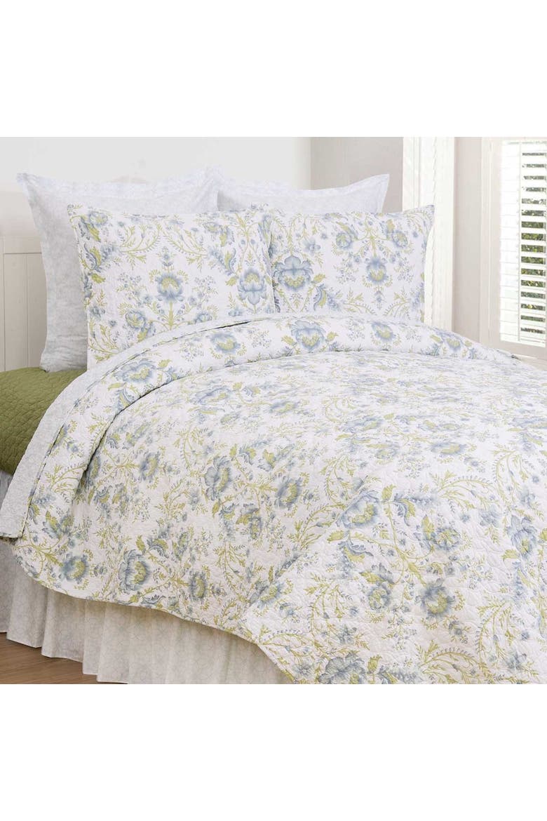 Lark Sky Cotton Euro Pillow Sham, Alternate, color, White