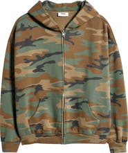 Elwood Camo Cotton Zip Hoodie