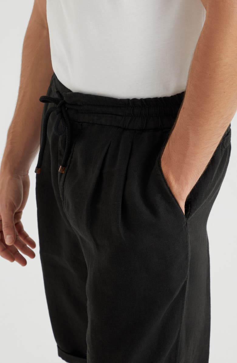 Brunello Cucinelli Bermuda shorts with drawstring, Alternate, color, 