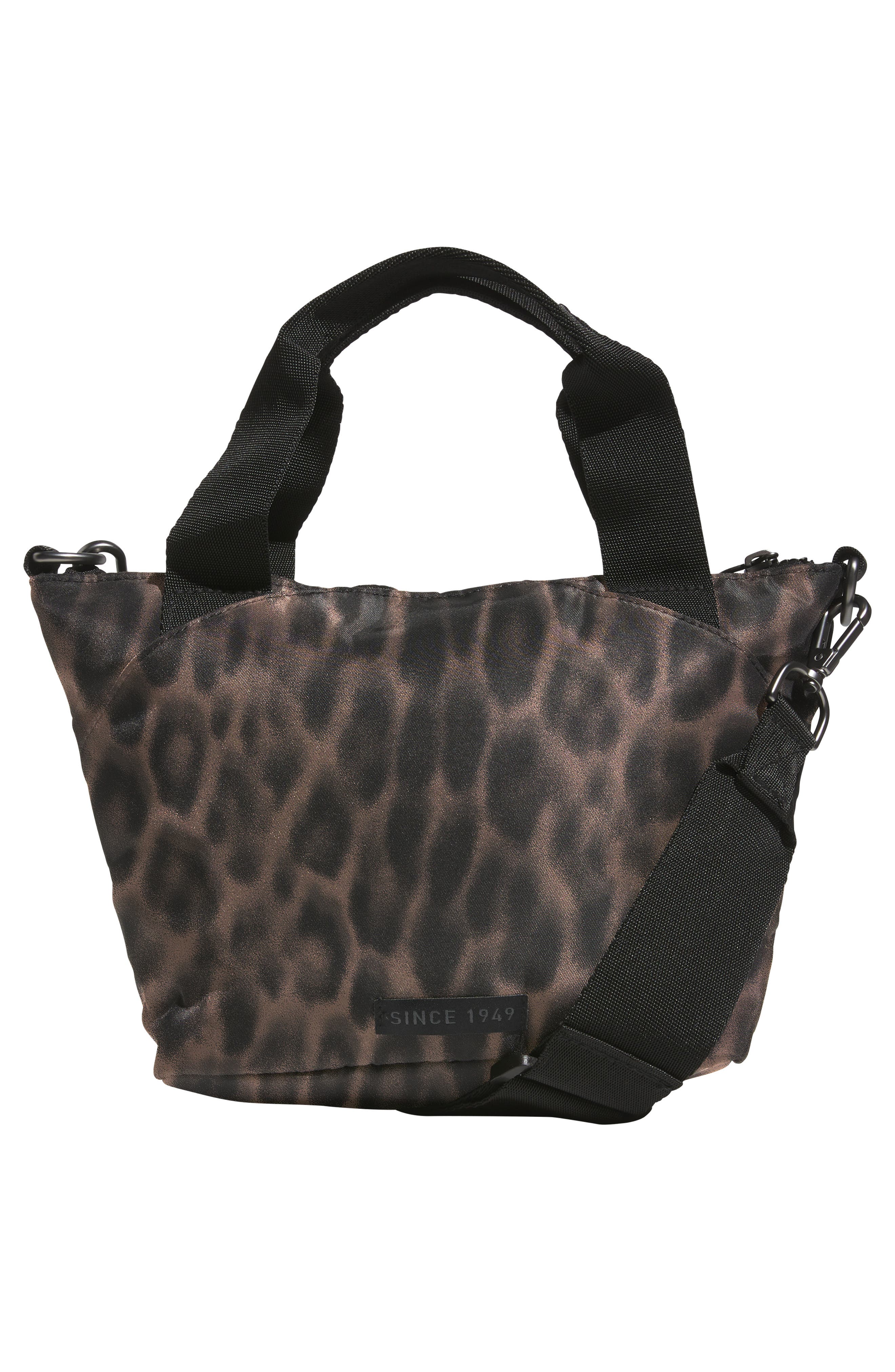 adidas Premium Mini Tote, Alternate, color, Leopard Black-Earth Strata