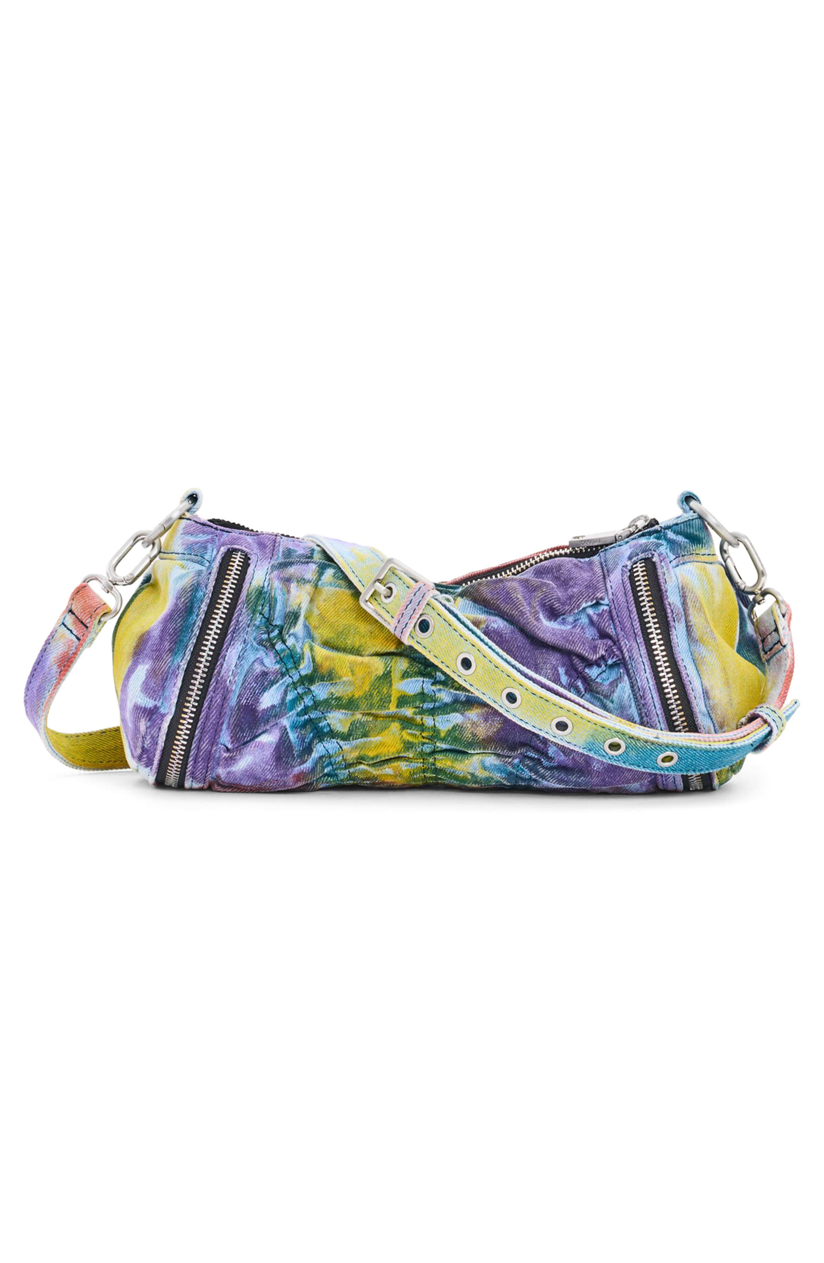 Desigual Denim Crossbody Bag, Alternate, color, Rainbow Multi