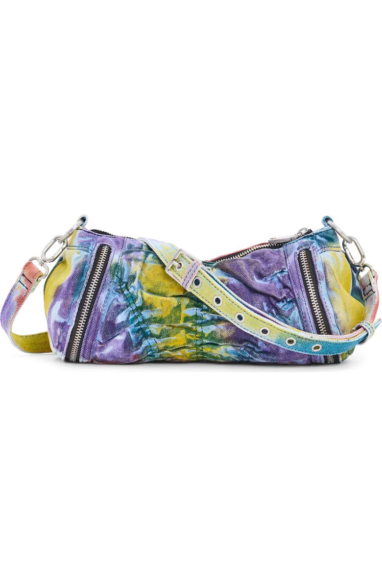 Desigual Denim Crossbody Bag, Alternate, color, Rainbow Multi