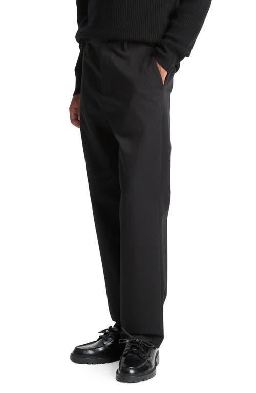 Vince Owen Officer Regular Fit Chino Pants In Black