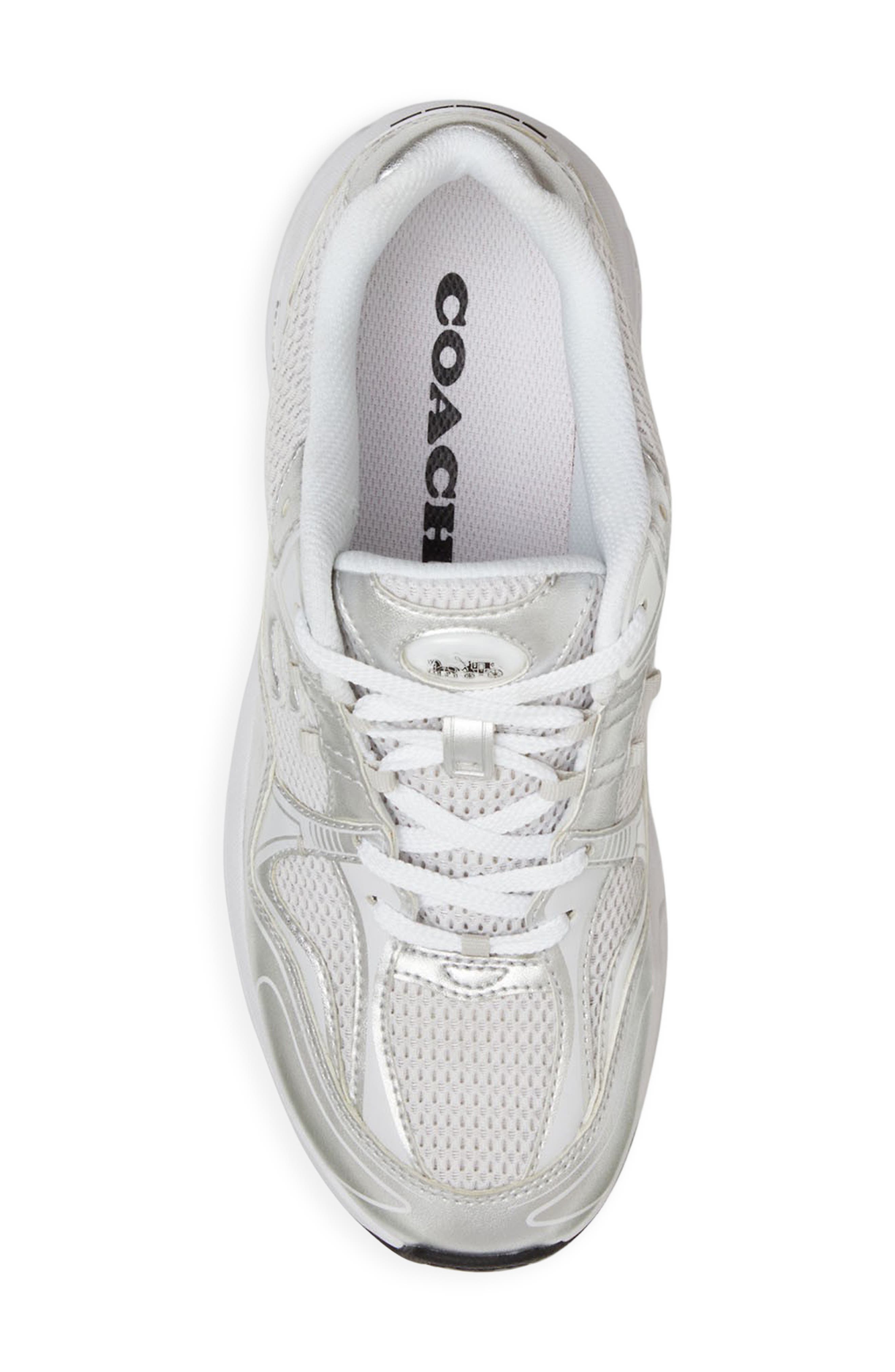 COACH C301 Metallic Sneaker, Alternate, color, 