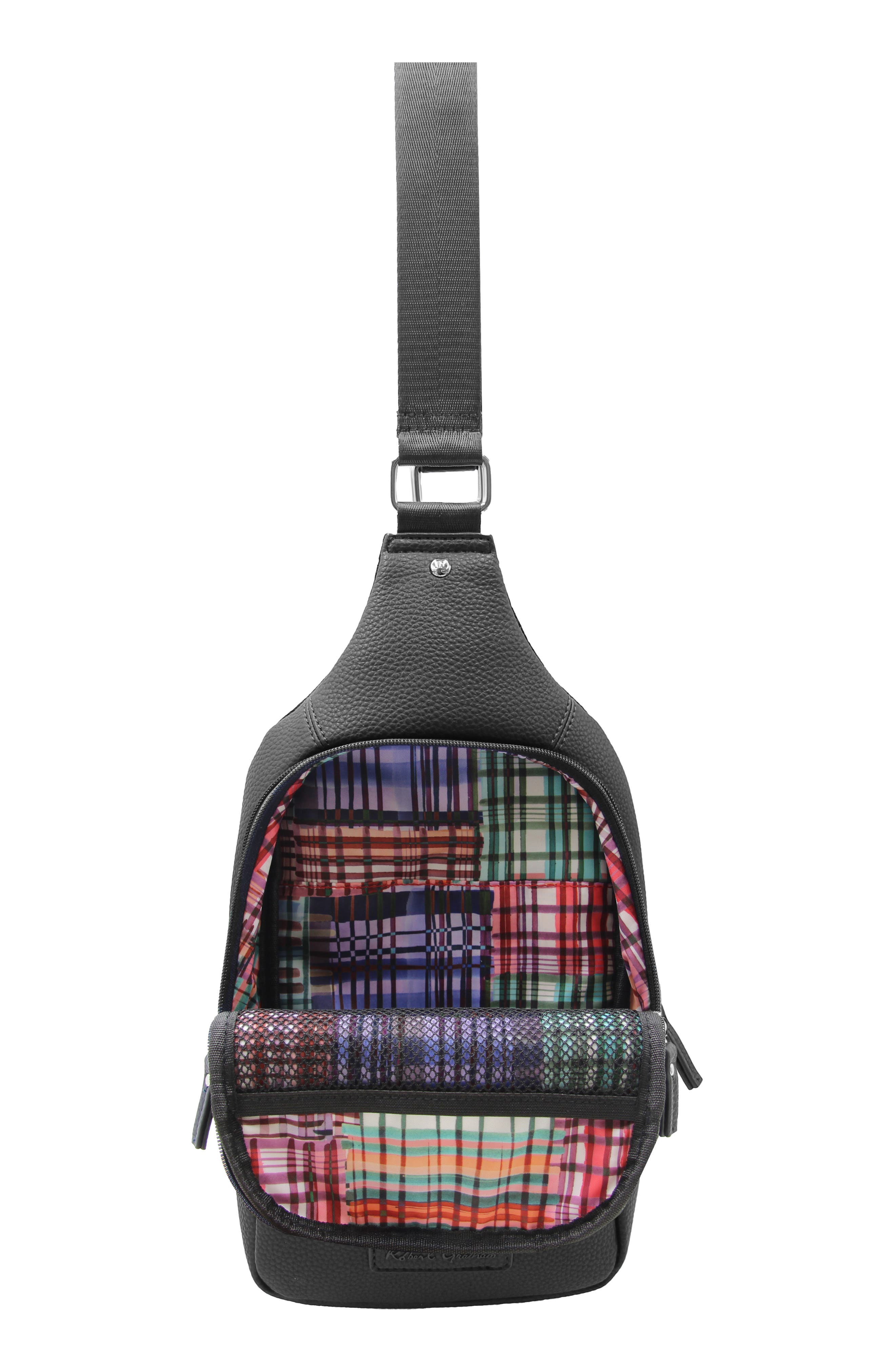 Robert Graham Dash Sling Crossbody Bag, Alternate, color, Black