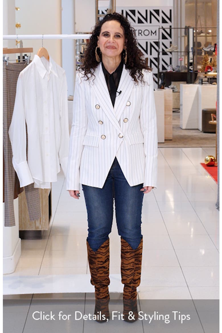 Miller Stripe Wool Blend Dickey Jacket video