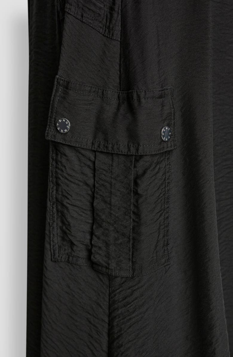 DKNY Bubble Cargo Pull On Midi Skirt, Alternate, color, 