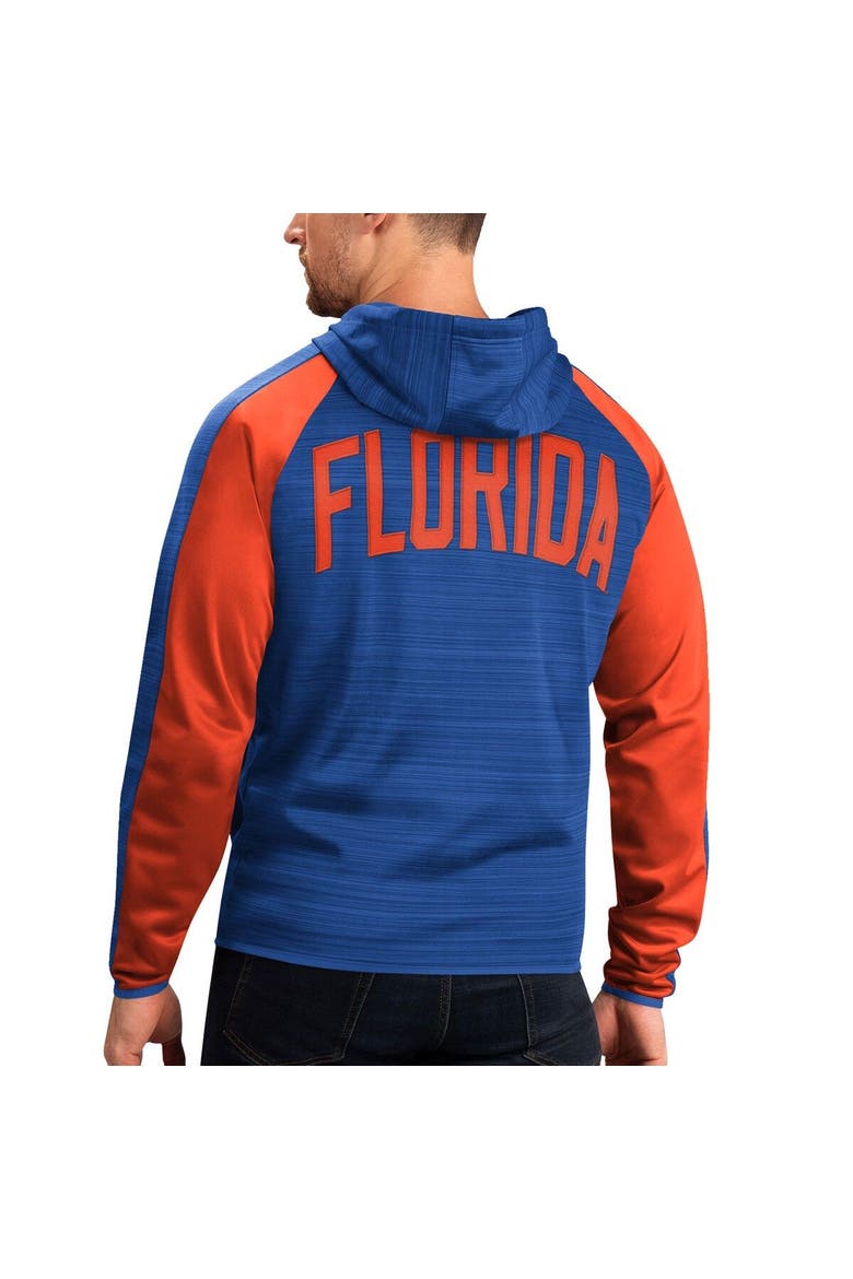 Men's G-III Sports by Carl Banks Royal Florida Gators Neutral Zone Raglan Full-Zip Track Jacket Hoodie, Alternate, color, Royal