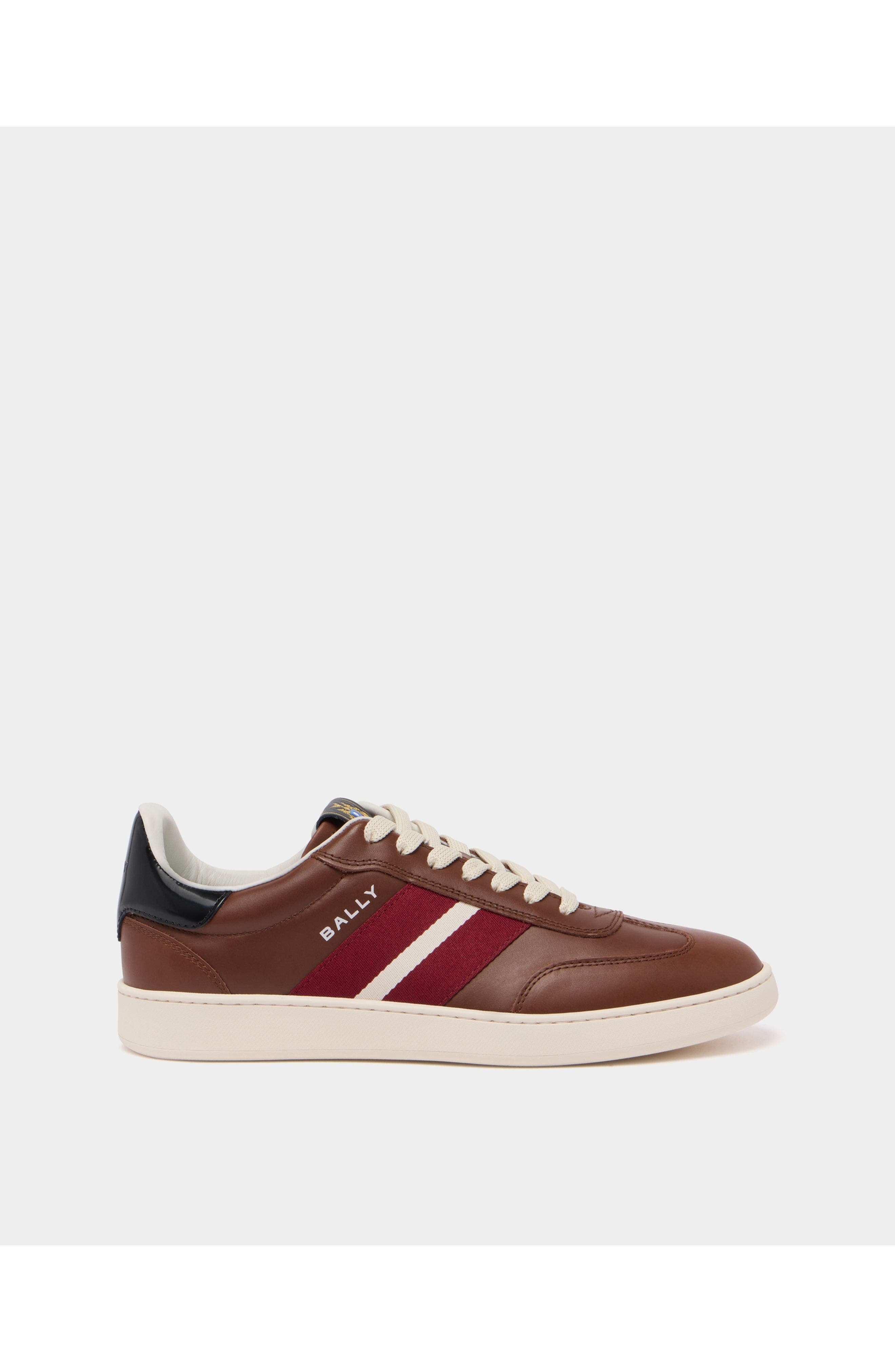Bally Retro Crest Sneaker in Leather, Main, color, 