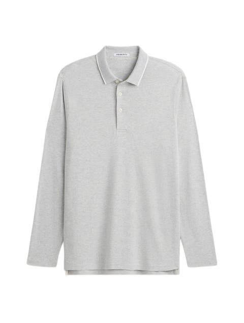Long Sleeve Interlock Polo