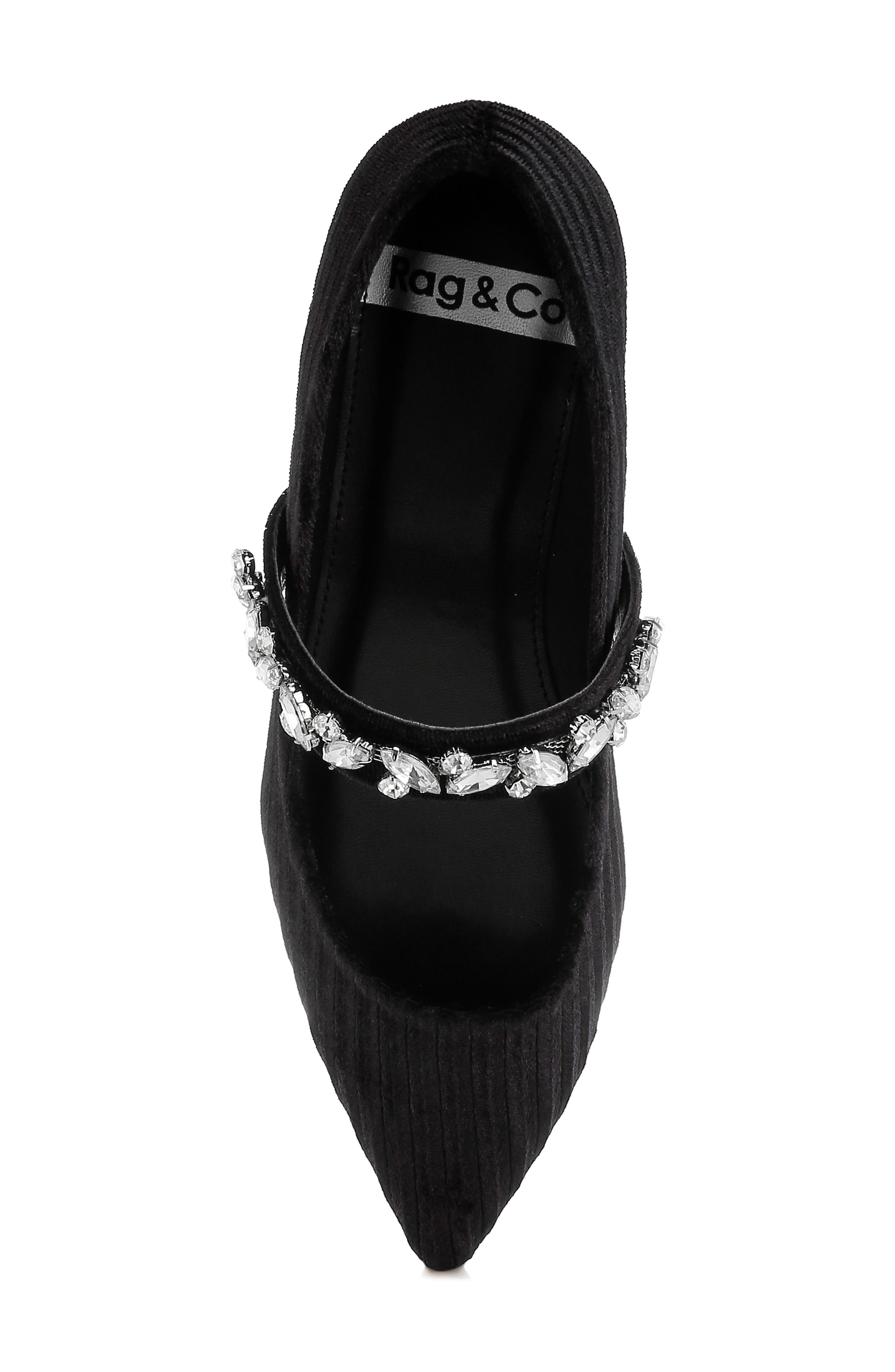 Rag & Co Dresden Water Repellent Pointed Toe Flat, Alternate, color, 