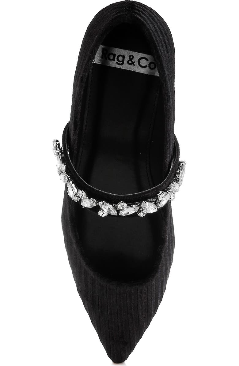 Rag & Co Dresden Water Repellent Pointed Toe Flat, Alternate, color,