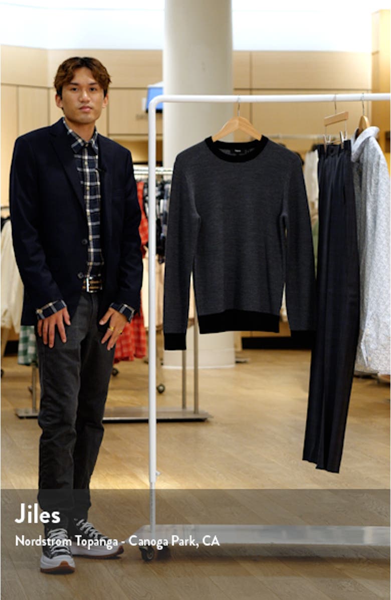 Maden Novo Merino Wool Blend Crewneck Sweater, sales video thumbnail