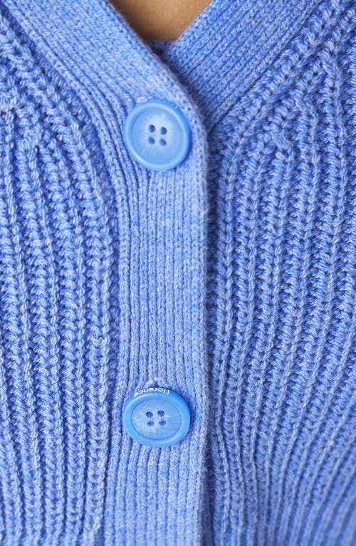 Florence By Mills Bright Side Crop Cardigan In Blue