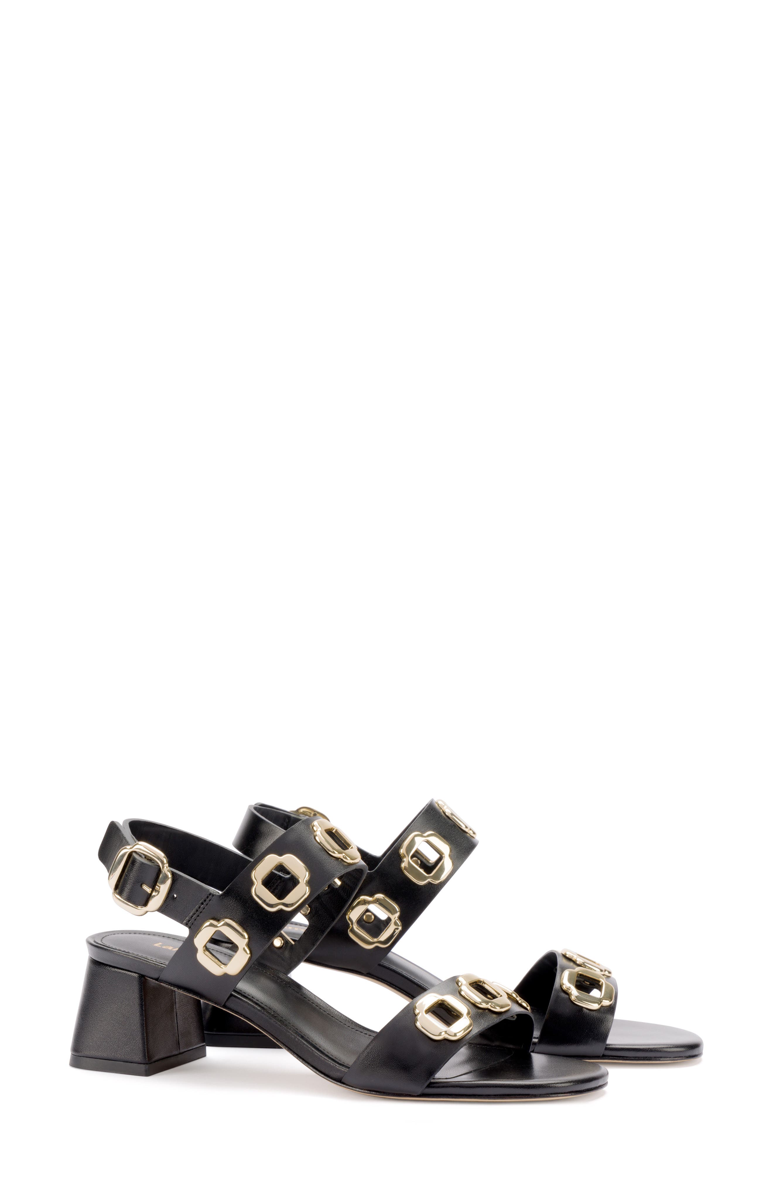 Milan Sandal, Main, color, BLACK