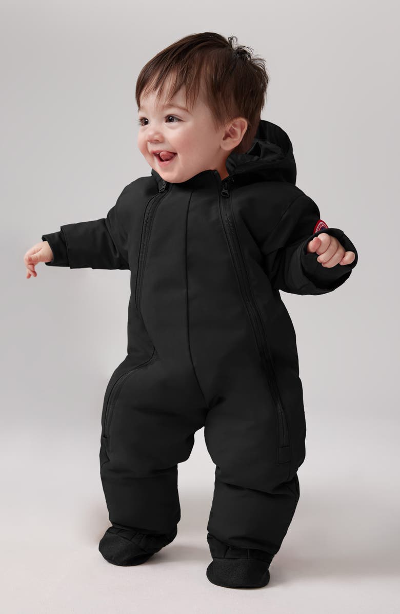 Canada Goose Baby Lamb 625 Fill Power Down Snowsuit, Alternate, color, Black - Noir