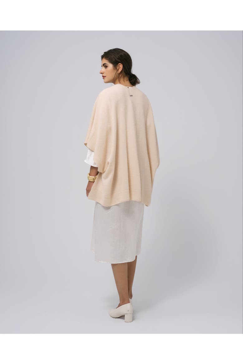 Cashmere Cape, Alternate, color, Cream